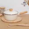 로얄그래프톤 바닐라크림 IH 법랑냄비 편수20 (RG1310)