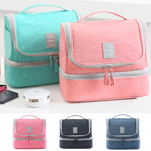 피트래블 나일론 2단 세면파우치