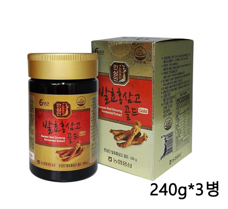 [한삼인] 발효홍삼고골드 240g*3병