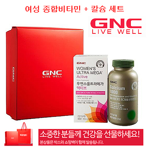 [GNC]플래티늄 어머님 필수 종합비타민 &칼슘2종기획세트