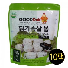 청양고추 닭가슴살볼 100gx10팩