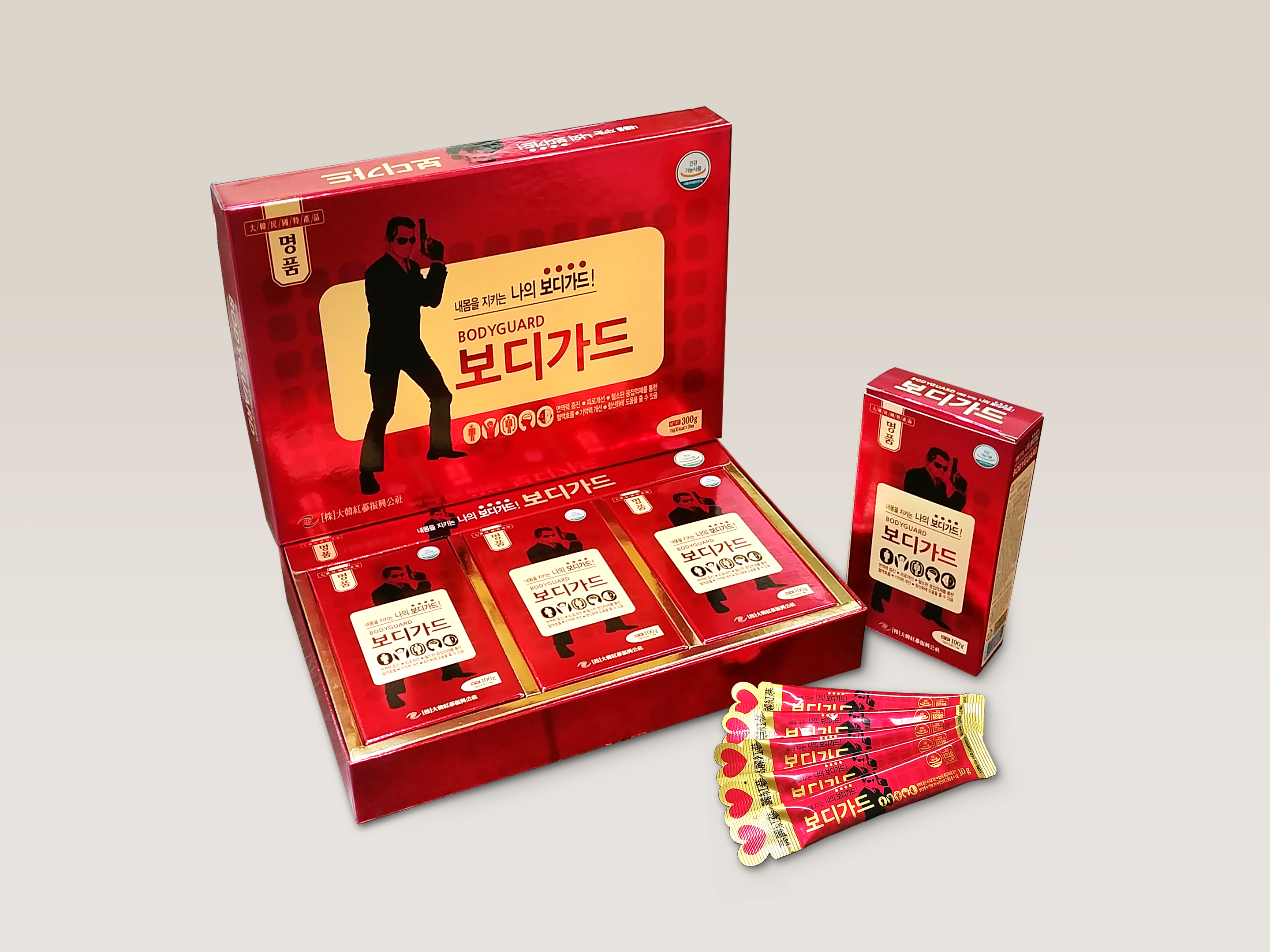 명품 보디가드 홍삼 농축액 10g x 30포