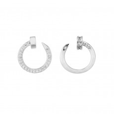 케이제이아스타 샤인 오픈 서클 실버 귀걸이 KJR1809