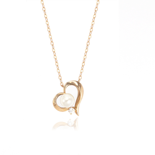 [입학과졸업에 어울리는]루이본 14K 퓨어러브 목걸이 LB5NK296