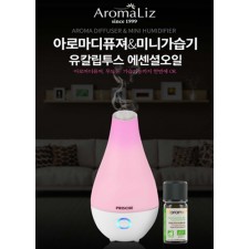 아로마리즈 아로마디퓨져 LED 가습기 PA-A300 + 유칼립투스 오일 10ml