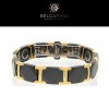 BELCARINO 벨카리노 게르마늄 팔찌 BC7001CGBK 금장