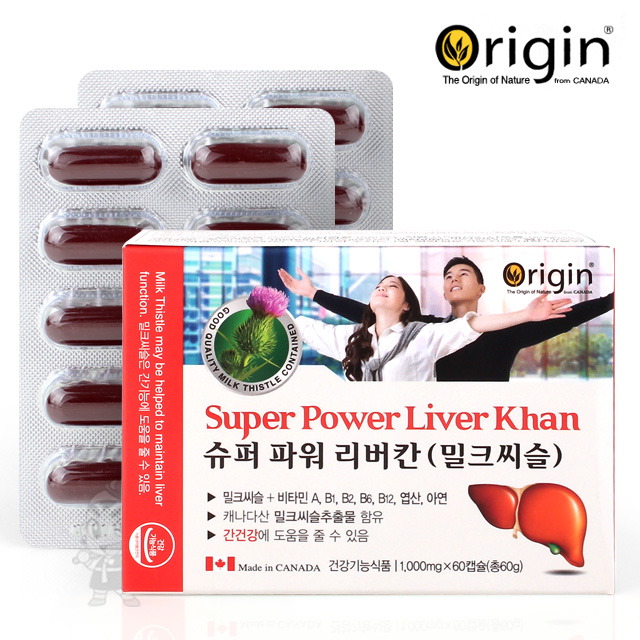오리진 슈퍼 파워 리버칸(1,000mg*60캡슐)