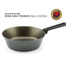 [보넨]아이나 IH 티타늄 코팅 궁중팬 28cm