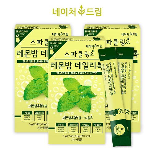 네이처드림 스파클링 레몬밤 데일리톡 5g*14포*3박스
