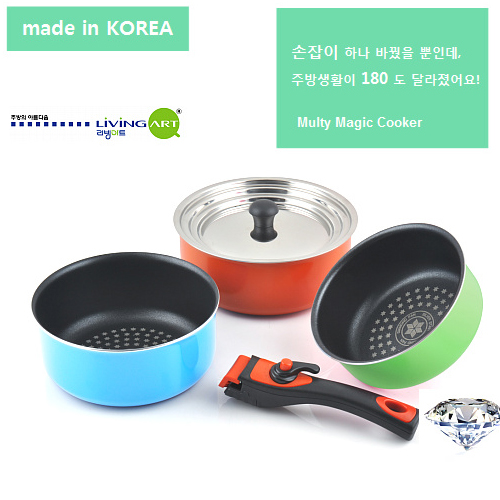 [리빙아트] Homesys 멀티매직세트5PCS(냄비), lhs-05p