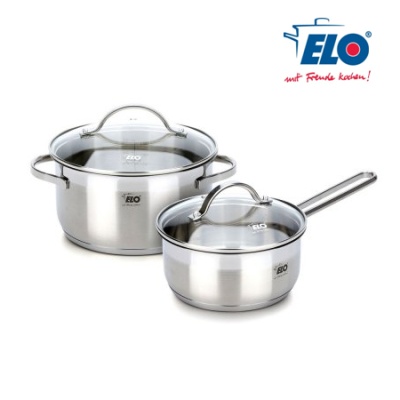 ELO 코바 3중바닥 스텐레스 냄비 2종(16cm편수,18cm양수)