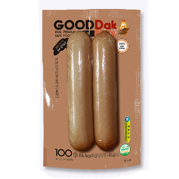 국산닭으로 만든 훈제 닭가슴살소시지 100gx20팩