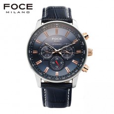 [FOCE]남성 가죽 손목시계 FM6304BU