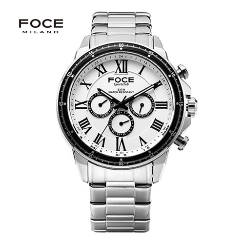 [FOCE]남성 메탈 손목시계 FM5207WH