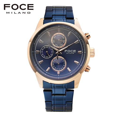 [FOCE]남성 메탈 손목시계 FM7503BUR