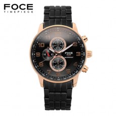 [FOCE]남성 메탈 손목시계 FM6301BKG