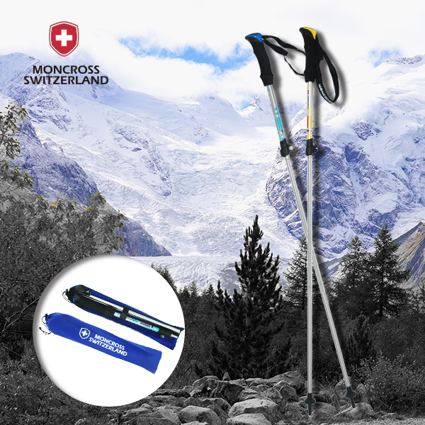 몽크로스 라켄 N폴딩 4단 등산스틱 1종 (색상선택) PMC-1008