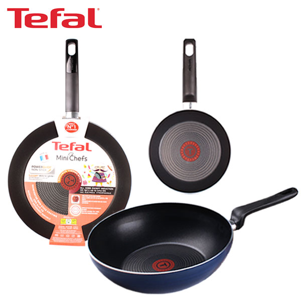 [테팔] 멕시칸 프라이팬 28cm+파워 블루 멀티팬 28cm+미니팬 18cm TFC-MC8PBWEP18