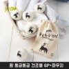 [추천]팜 동글동글 건조볼 6P+파우치 / 천연 울드라이어볼 양모 100%