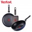 [테팔] 얼리 프라이팬 28cm+파워 블루 멀티팬 28cm+사각 에그팬 12*18cm TFC-EL8PBWEPS18