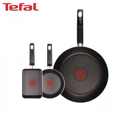 [테팔] 데코레이티브 시리즈 프라이팬 30cm+미니팬 18cm+사각 에그팬 12X18cm TFC-DS30EP18S18