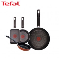 [테팔] 데코레이티브 시리즈 프라이팬 24cm+미니팬 12cm+미니팬 18cm+사각 에그팬 12X18cm TFC-DS4EP3SET