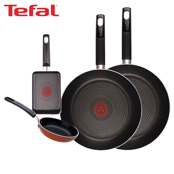 [테팔] 데코레이티브 시리즈 프라이팬 28cm+30cm+미니팬 12cm+사각 에그팬 12X18cm TFC-DS830EP12S18