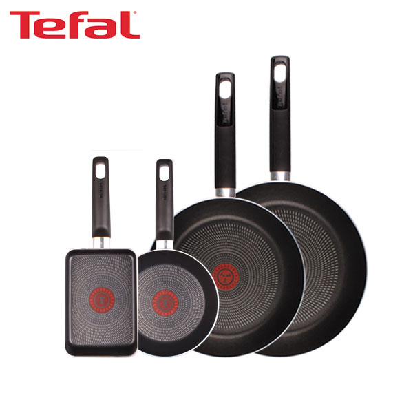 [테팔] 데코레이티브 시리즈 프라이팬 24cm+26cm+미니팬 18cm+사각 에그팬 12X18cm TFC-DS46EP18S18