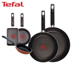 [테팔] 데코레이티브 시리즈 프라이팬 26cm+30cm+미니팬 12cm+미니팬 18cm+사각 에그팬 12X18cm TFC-DS630EP3SET