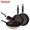 [테팔] 데코레이티브 시리즈 프라이팬 24cm+26cm+멀티팬 28cm+사각 에그팬 12X18cm TFC-DS46WEPS18