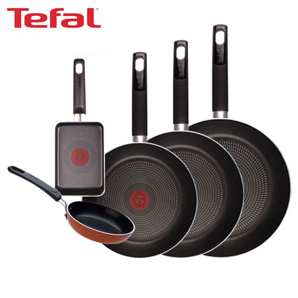 [테팔] 데코레이티브 시리즈 프라이팬 24cm+26cm+28cm+미니팬 12cm+사각 에그팬 12X18cm TFC-DS468EP12S18