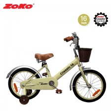 ZOKO 조코 유아동 클래식 16 체인자전거(코스터풋브레이크장착)_크림색/19년형 신제품