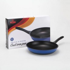 오텐 무쇠IH 투톤후라이팬 28cm+칼라케이스