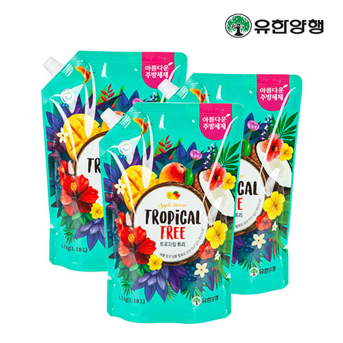 유한양행 트로피칼트리 주방세트 1.2kg x 3ea