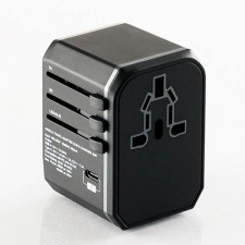플라이토 여행용 QC3.0 PD충전 멀티아답터 3포트