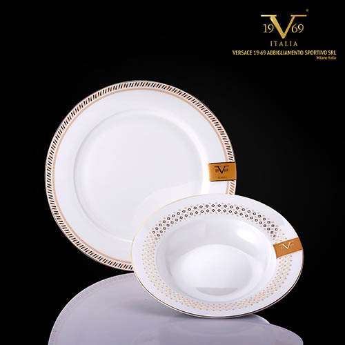 베르사체 1969 버터플라이 도자기 브런치 2p 세트