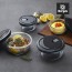 베르겐 스마트 오븐글라스 밀폐용기4조세트