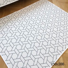 마르페이 헥사곤 화이트 3D매쉬매트 쿨매트 150*200