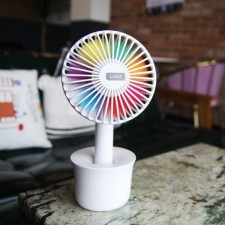 루나스퀘어 레인보우 휴대용 미니 선풍기 S11
