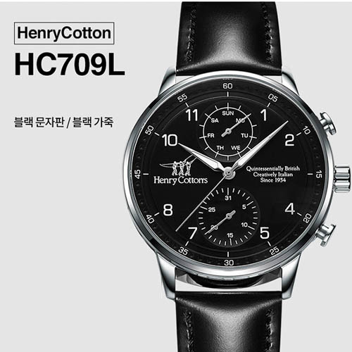 헨리코튼 2019년 신상품 손목시계 정품 70시리즈 HC709L