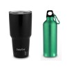 리빙코아 대용량 텀블러 900ml (블랙) + 스포츠 보틀 500ml (랜덤)