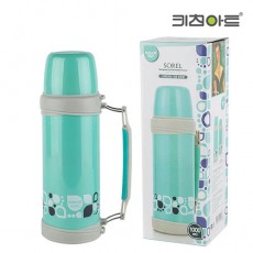 키친아트 스테인레스 보온병 1000ml (민트)