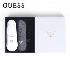 게스 남성용 덧신 3족 + 게스 쇼핑백