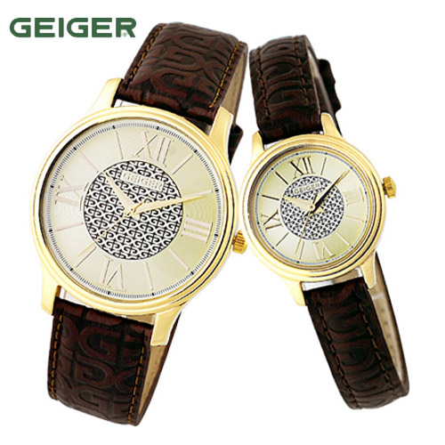 [GEIGER] 가이거 커플 가죽 시계 GE1103_GDBR
(남,여 택1)