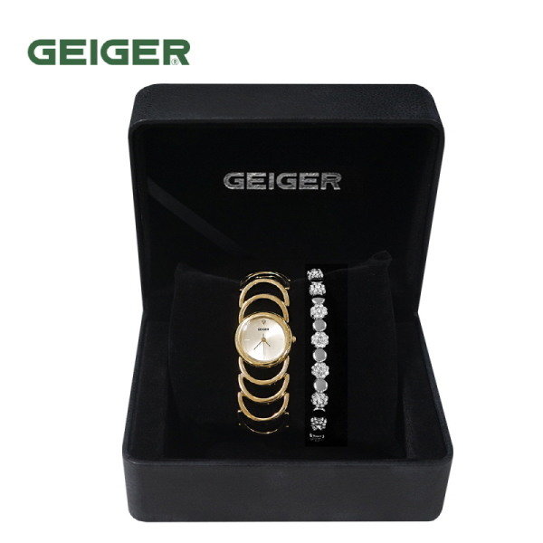 [GEIGER] SET 가이거 여성 메탈 시계  GE61140_GD