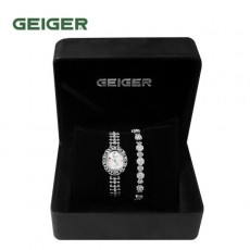 [GEIGER] SET 가이거 여성 메탈 시계  GE61188_WT