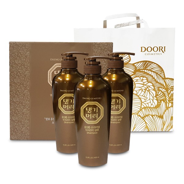 [댕기머리] 윤 프리미엄삼푸(400ml*3종) 선물세트