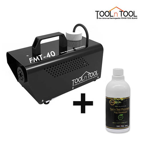 [툴앤툴] 공기청소기 케어로 블랙에디션 새집증후군 냄새제거 FMT-40(블랙)  + 전용 피톤치드액 500ml