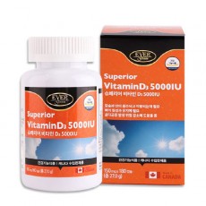 에버그린 슈페리어 비타민D3 5000IU 150mg x 180캡슐