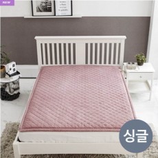 [더조은잠] 마이크로모달 온열DC 탄소섬유매트 싱글 무지핑크